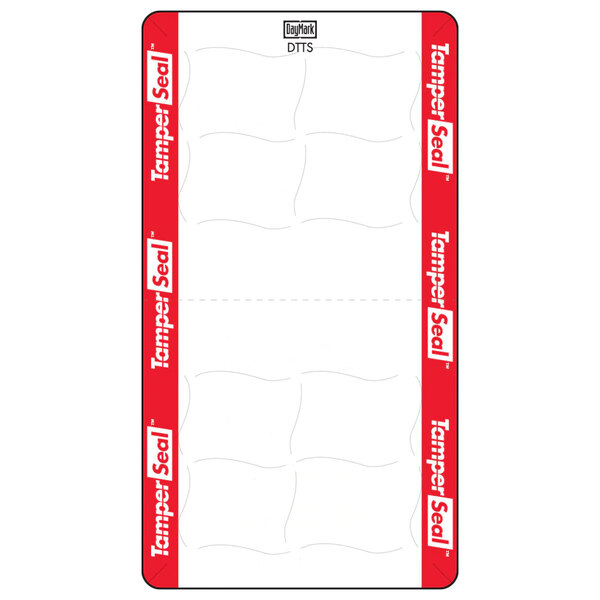 DayMark IT118675B TamperSeal 2" x 4" Direct Thermal TamperEvident