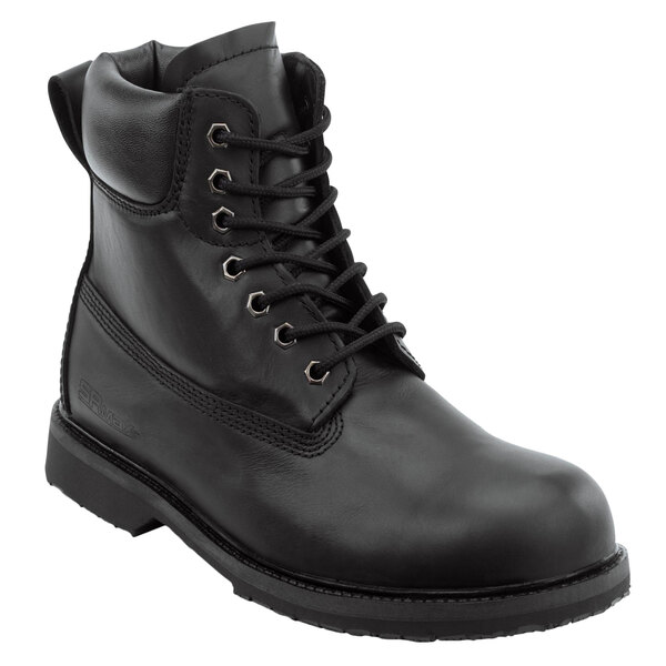 black non slip work boots
