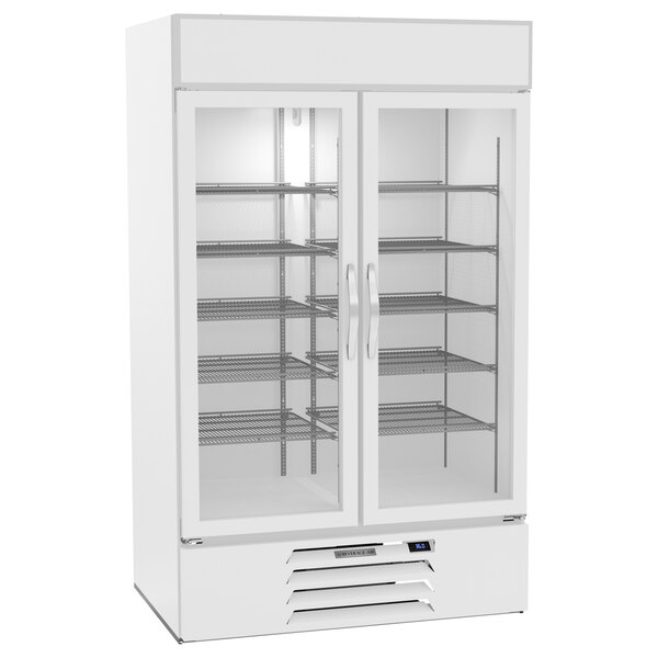 Beverage-Air MMR44HC-1-W-WINE MarketMax 47" White Glass Door Wine Refrigerator