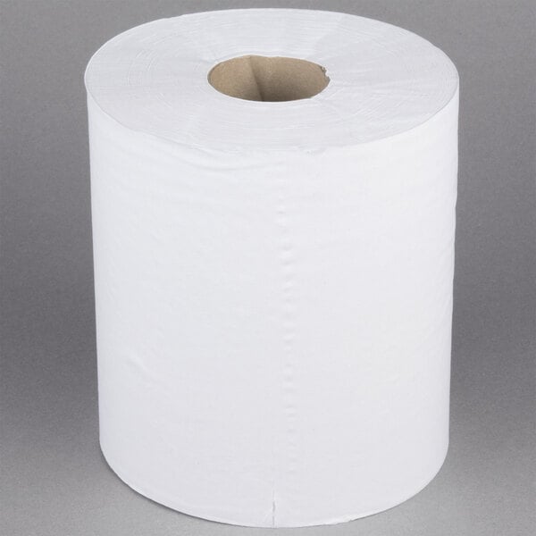 Bath White Paper Towel Roll Hardwound Roll 9" Soft Pull Paper Towels Dispensers