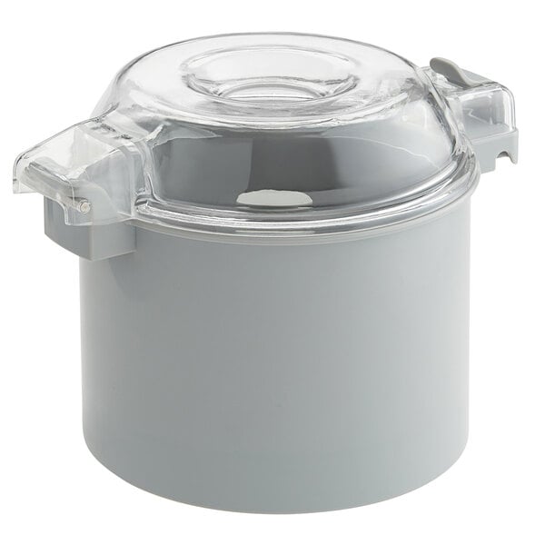 AvaMix Revolution 9283BLGY34 3 Qt. Gray Plastic Bowl and Smooth "S" Blade for 1 hp Food Processors