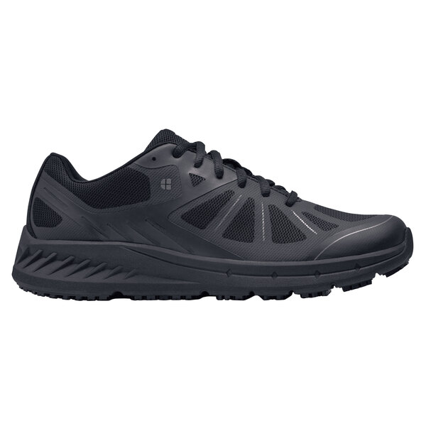 Shoes For Crews black athletic shoe for men.