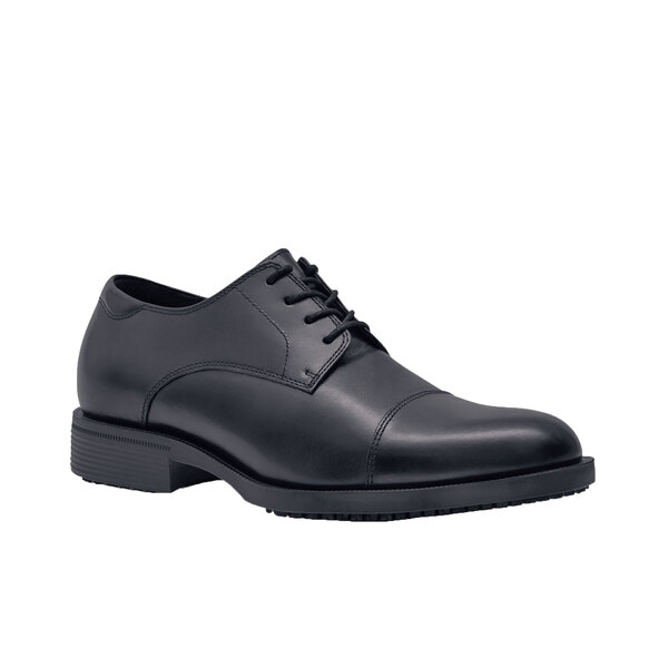 Shoes For Crews 1201 Senator Men's Black Water-Resistant Soft Toe Non ...