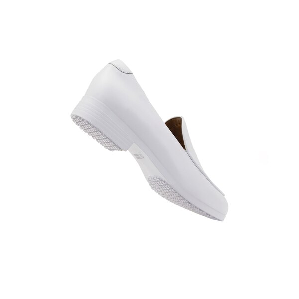 white slip on dress shoes