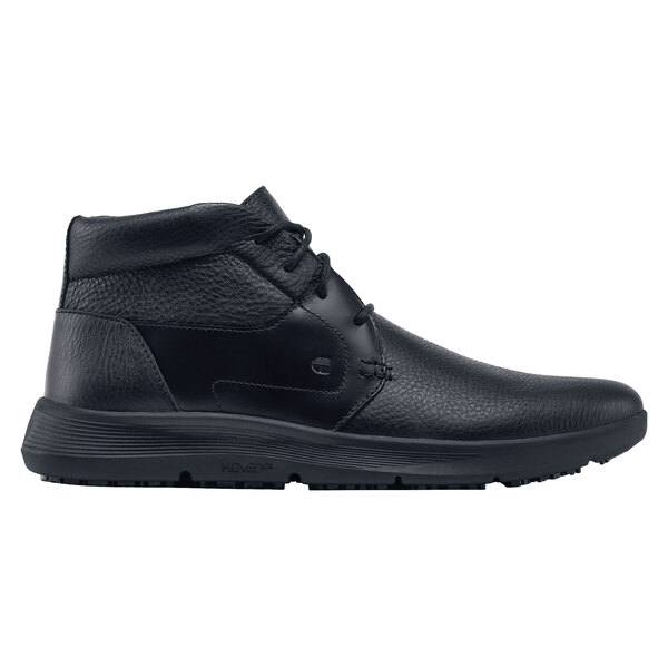 Shoes For Crews 49262 Holden Men's Size 8 1/2 Medium Width Black Water- Resistant Soft