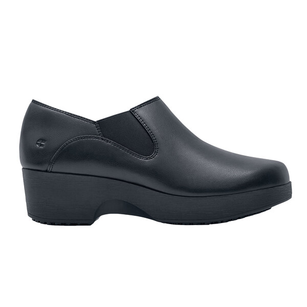Shoes For Crews 43233 Kelsey Women's Medium Width Black Water-Resistant Soft Toe Non-Slip Casual Shoe