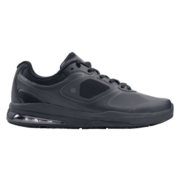 Shoes For Crews 21211 Evolution II Men's Black Water-Resistant Soft Toe Non-Slip Athletic Shoe