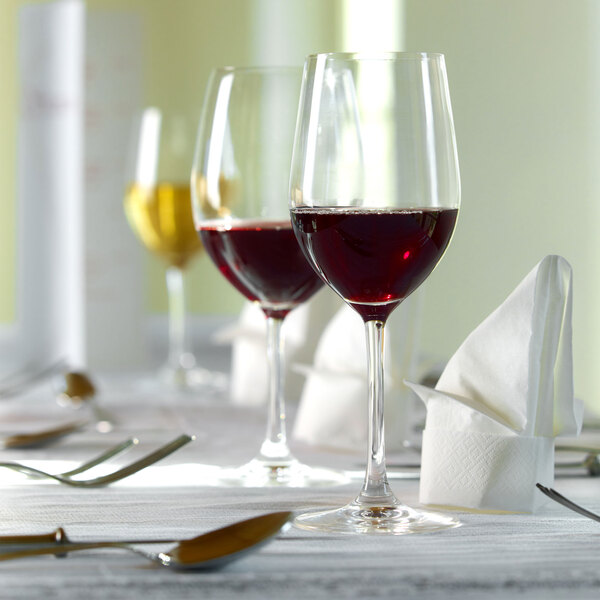 6 Red Wine Crystal glasses Lead Free Stolzle Lausitz Rotweinkelch Shiraz 