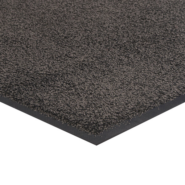 A gray Lavex rubber-backed entrance mat with a black border.