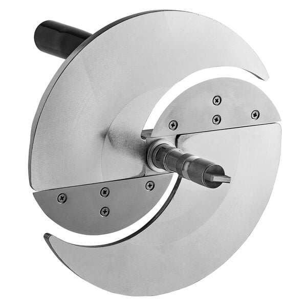 A Choice Prep ROTASBLY slicer assembly with a circular metal blade and black handle.