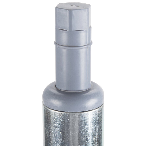 A set of grey metal Regency sink legs.