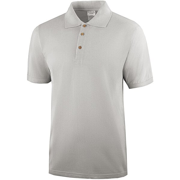 A Henry Segal white polo shirt with a collar and buttons.