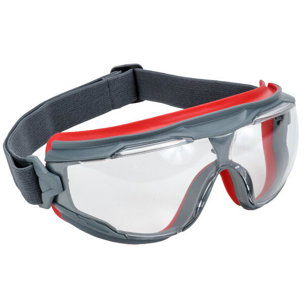 3M GG501SGAF GoggleGear 500 Series Scotchgard Anti-Fog Safety Goggles - Clear Lens