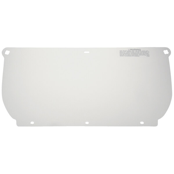 3M 82543-00000 WP98 Clear Flat Polycarbonate Faceshield