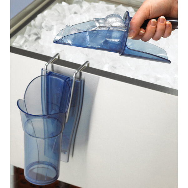 Remco Plastic Ice Scoop – 32 Ounce, Large Scooper For Ice, Food, Cubes – Blue (Model 64003)