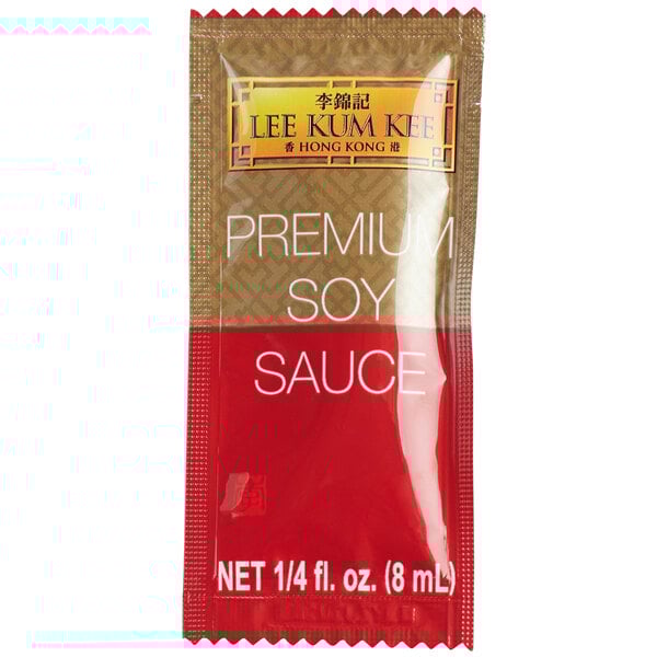 Lee Kum Kee 8 mL Premium Soy Sauce Packets 500/Case