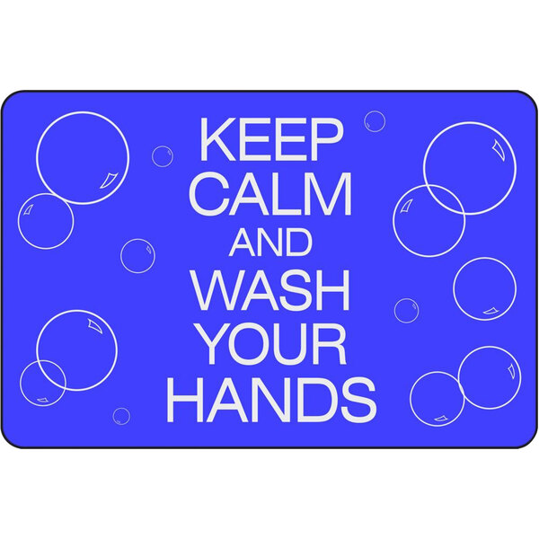 Notrax Keep Calm and Wash Your Hands Floor Mat