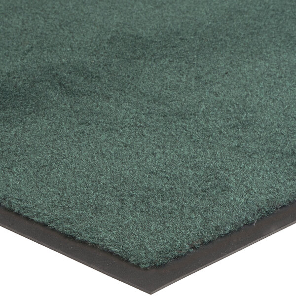 Lavex Plush 3' x 4' Green Olefin Indoor Entrance Mat 3/8" Thick