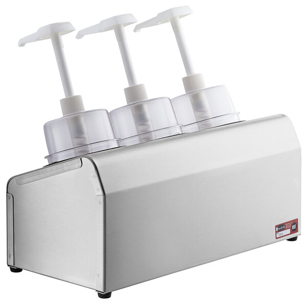 SterilSil 30 oz. Stainless Steel Condiment Dispenser Kit