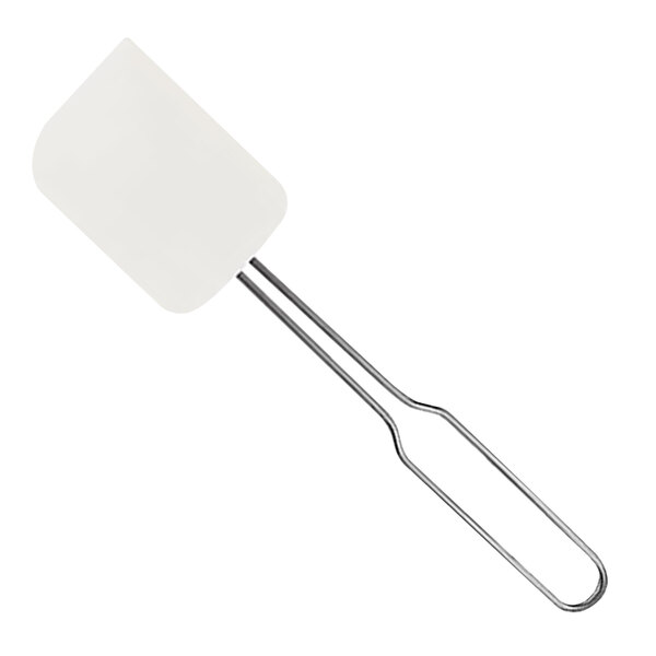 Linden Sweden 1011.02 Gourmaid 10 1/2 Black High-Heat Silicone Perforated Wide  Spatula / Turner