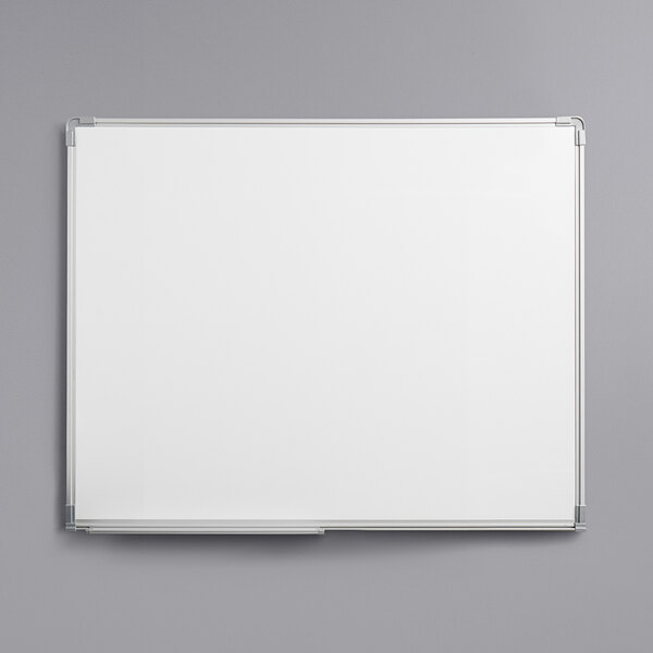 Dynamic by 360 Office Furniture 60" x 48" Wall-Mount Magnetic Whiteboard Aluminum Frame
