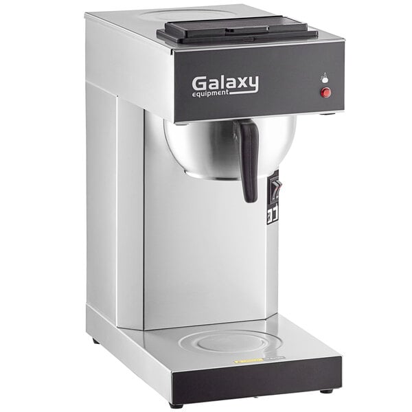 Galaxy Pourover Commercial Coffee Maker with 2 Warmers and Toggle Controls - 120V