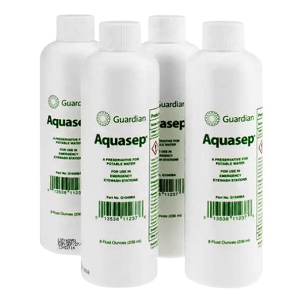 Guardian G1540BA-R Aquasep 8 oz. Preservative for Potable Water in Eyewash Stations - 4/Case