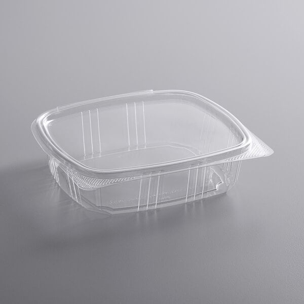 24 oz. Clear Hinged Deli Container - Pak-Man Food Packaging Supply