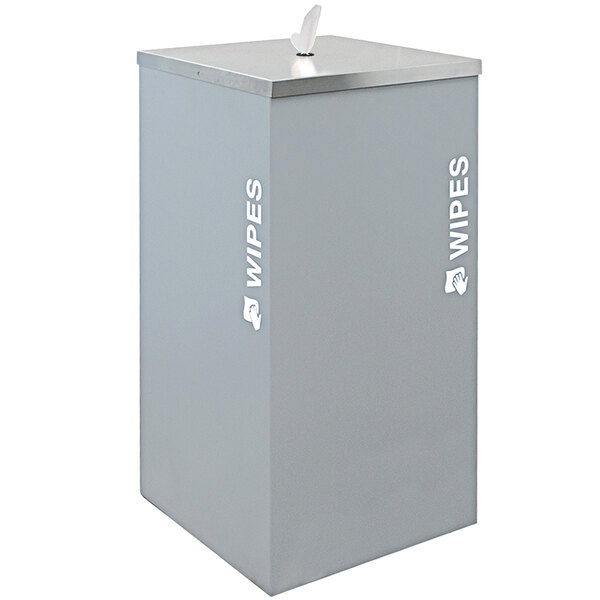 A grey rectangular Ex-Cell Kaiser No-Touch Wipe Dispenser box with white text.