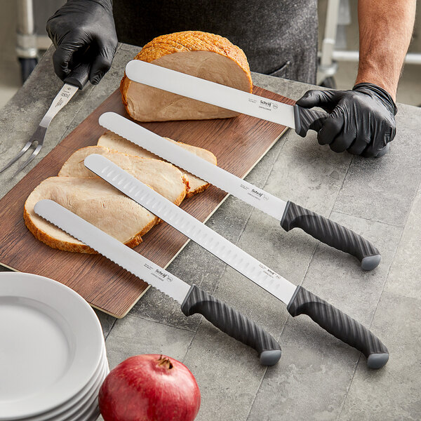 Schraf™ 12" Serrated Slicing Knife with TPRgrip Handle