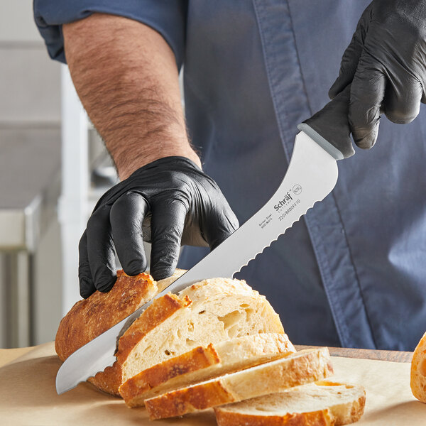 Schraf 10 Serrated Offset Bread Knife with TPRgrip Handle