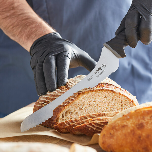 Schraf™ 9" Serrated Offset Bread Knife with TPRgrip Handle