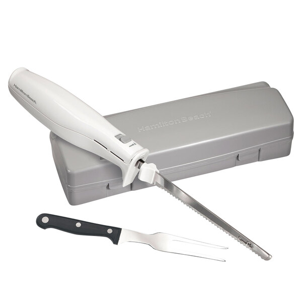 Hamilton Beach 74250R White Electric Knife Set 120V