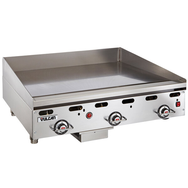 Vulcan 936RX24C 36" Liquid Propane Chrome Top Commercial Griddle with