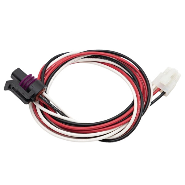 A Heatcraft wire harness with red and white wires.