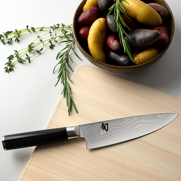 Shun DM0723 Classic 6" Chef Knife with Pakkawood Handle