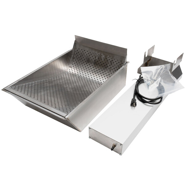 Frymaster 15MC + FWH1A 15 1/2" Stainless Steel Spreader for