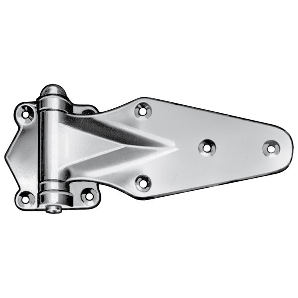A Kason stainless steel hinge with a nylon bearing.