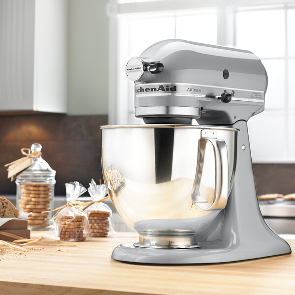 KitchenAid KSM150PSMC Artisan Series 5 Qt. Countertop Mixer Metallic