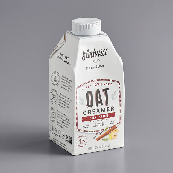 Elmhurst 16 oz. Chai Spice Oat Creamer