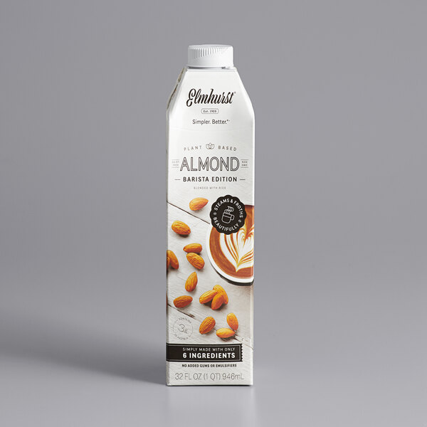 Elmhurst 32 fl. oz. Barista Almond Milk 6/Case