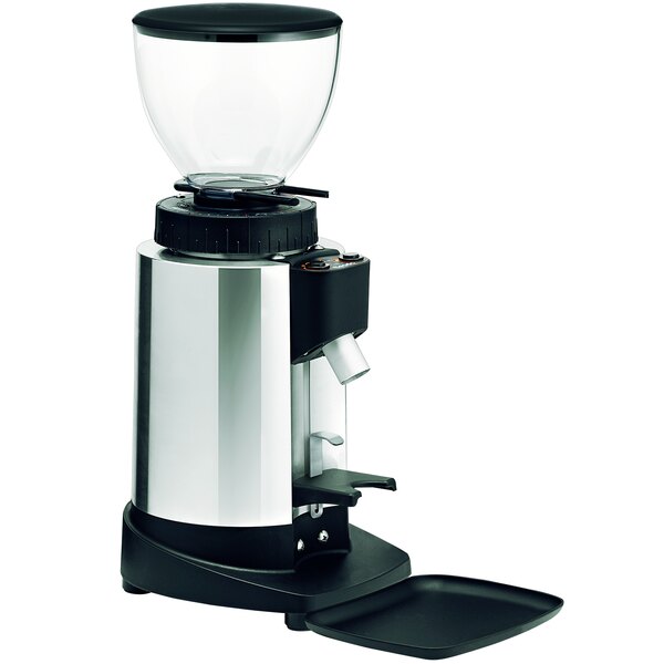 A Ceado E6P commercial coffee grinder with a black and silver finish.