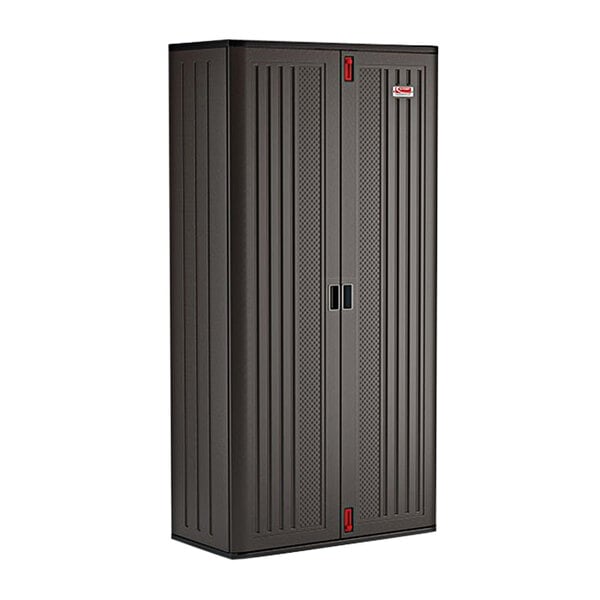 Suncast BMCCPD8004 Gray 5-Shelf Heavy-Duty Mega-Tall Storage Cabinet - 40" x 20 1/4" x 80 1/4"