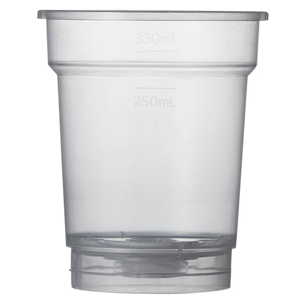 ReverseTap RT400D 12 oz. Disposable BottomFill Plastic Cup 440/Pack