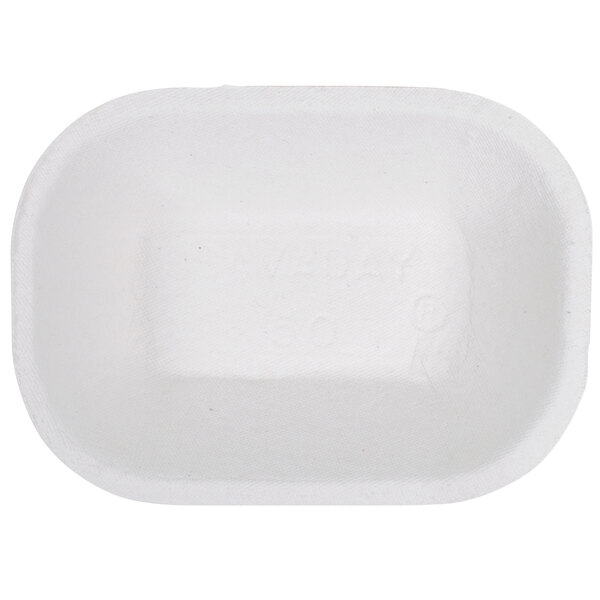 Huhtamaki 10408 Savaday 6" x 4" 50 Molded Fiber / Pulp