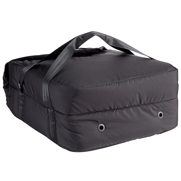 Vesture NextPhase Black Insulated Pizza Delivery Bag with BioPCM