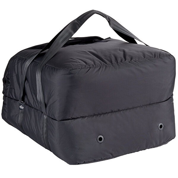 Vesture NextPhase Black Insulated Pizza Delivery Bag with BioPCM