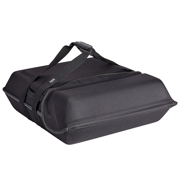Vesture NextPhase RIGID Black Insulated Pizza Delivery Bag with BioPCM