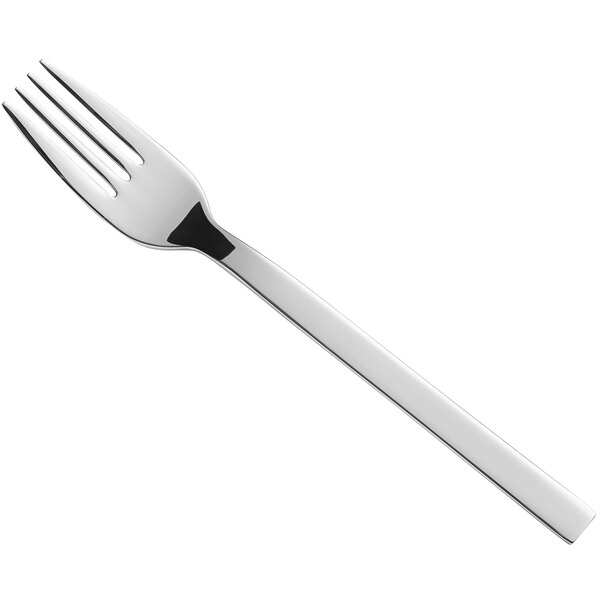A WMF stainless steel cake fork with a silver handle.