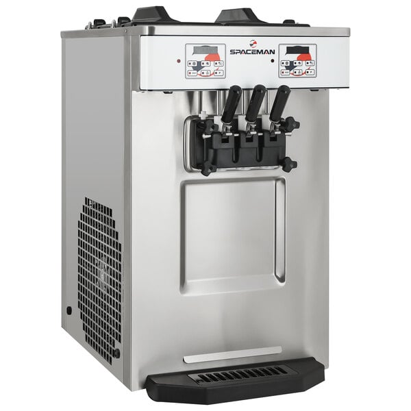 Spaceman 6235-C Soft Serve Ice Cream Machine with 2 Hoppers